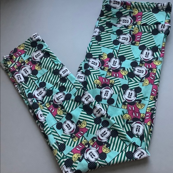 LuLaRoe Pants - TC LuLaRoe Disney Mickey Leggings